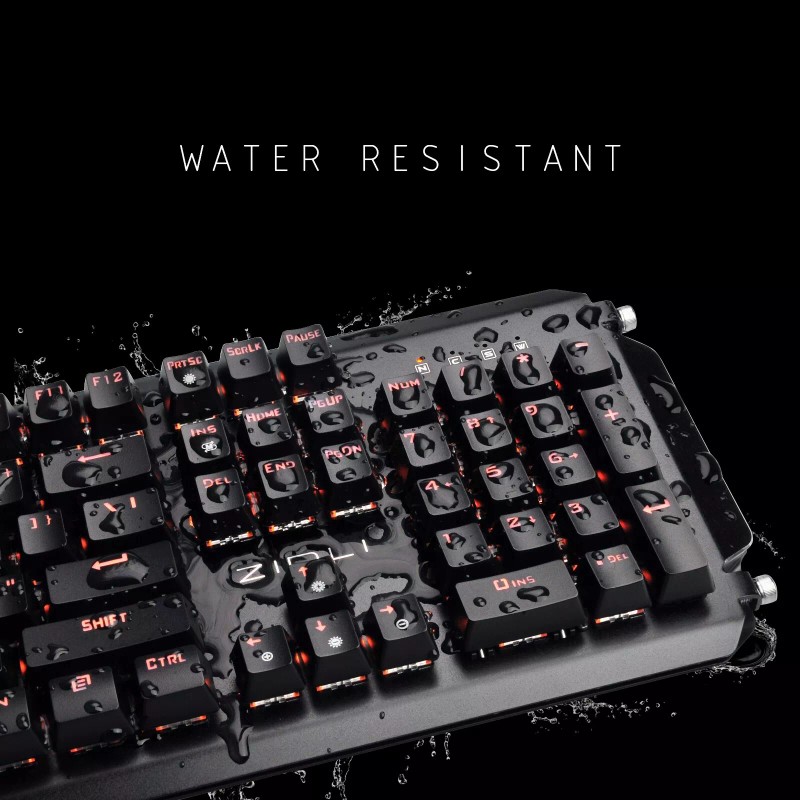 ZIDLI BEST VALUE Optical Mechanical Gaming Keyboard ZIDLI ZGK01,Orange Backlight