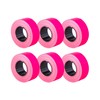 (6 Rollen) Pink 21 x 12 mm farbiger Papieraufkleber Preis