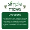 Simple Mixes Natural Gelatin Dessert, Strawberry - Healthy, Lactose, Fat