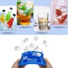 Ice Cube Tray, Silicone Square Ice Trays Easy Release Stackable