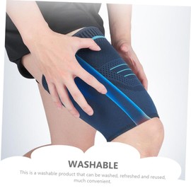 KOMBIUDA 2pcs Thigh Protector Pad Socks Sleeves Hip Elbow Strap Brace Thrust Legs Groin Stockings Brackets Thigh Sleeve Sports Leg Support Sports Compression Leg Protector Spandex