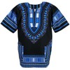 CHAINUPON African Dashiki Cotton Shirt Unisex Tribal Festival Boho Hippie