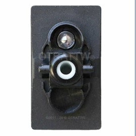 Carling Technologies OTRATTW Carling Technologies Contura II Rocker Switch, RUNNING LIGHT, BLUE LENS