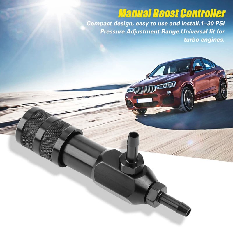 Caoeal Manual Boost Controller Kit, 1-30 PSI Car Universal Adjustable