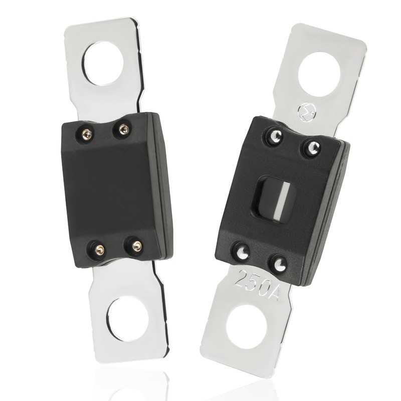 Scelrin 2Pcs 250A MEGA/AMG Fuse, High Current Bolt-on Fuse for