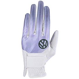 LEZAX VWGL-9054 Volkswagen Golf Gloves Ambidextrous Men's Golf Gloves, White, L