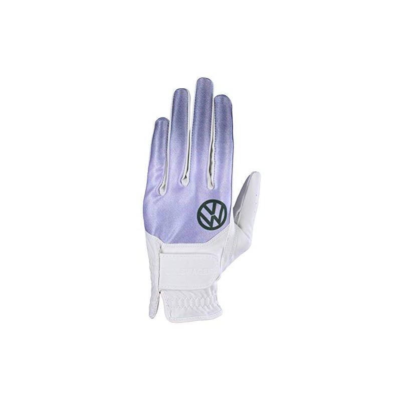 LEZAX VWGL-9054 Volkswagen Golf Gloves Ambidextrous Men's Golf Gloves, White,