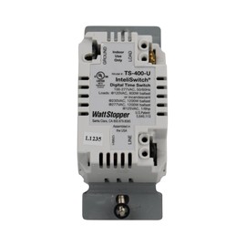 Watt Stopper TS-400-W-U InteliSwitch Digital Time Switch 100-277VAC 50/60Hz