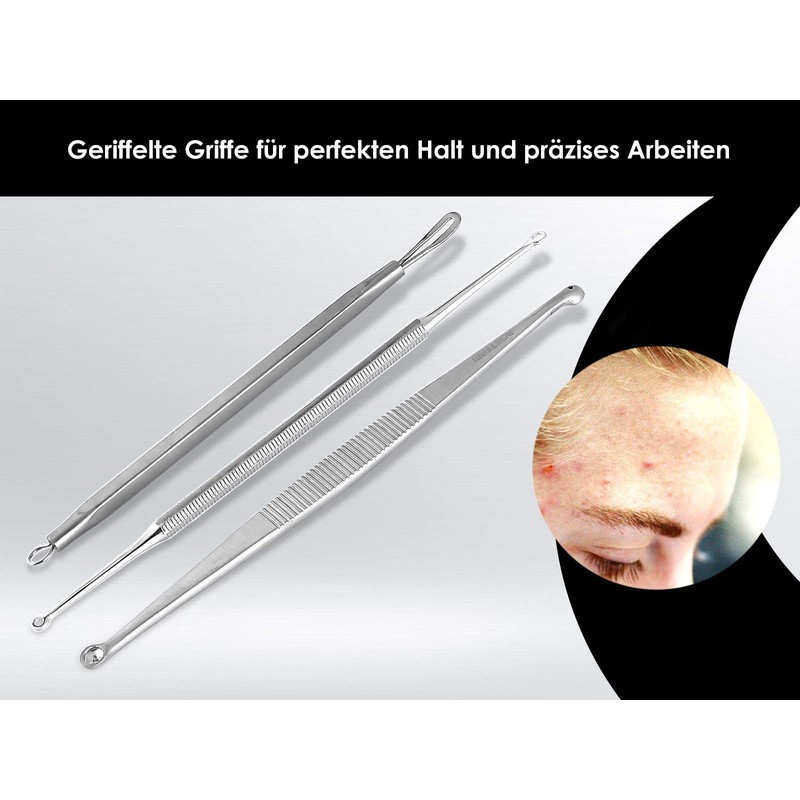 Professional Comedone Extractor Set Stainless Steel