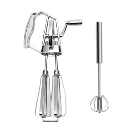 EHDWXVZM 2 Whisks, Hand Mixer, Rotary Mixer, Semi-Automatic Mixer, Kitchen Mixer