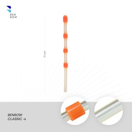 BenBow 017 1x Rotary Hose Replacement Hose Orange for Compressed Air Cleaning Guns - Hose with Weights - for Intense Whirlwind Effect & Compatible Classic Pistol Series