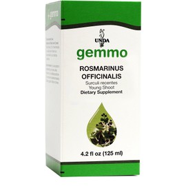UNDA Gemmo Therapy Rosmarinus Officinalis | Rosemary Young Shoot Extract | 4.2 fl. oz.