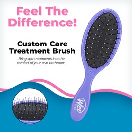 WetBrush Custom Care Thin Hair Detangler, Soft Thin Bristles for Gentle Detangling, Less Bristles No Snagging, For Thin or Fine Hair