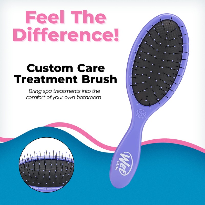WetBrush Custom Care Thin Hair Detangler, Soft Thin Bristles for