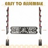 Barydat 4 Tier Katana Sword Stand with Cutout Design