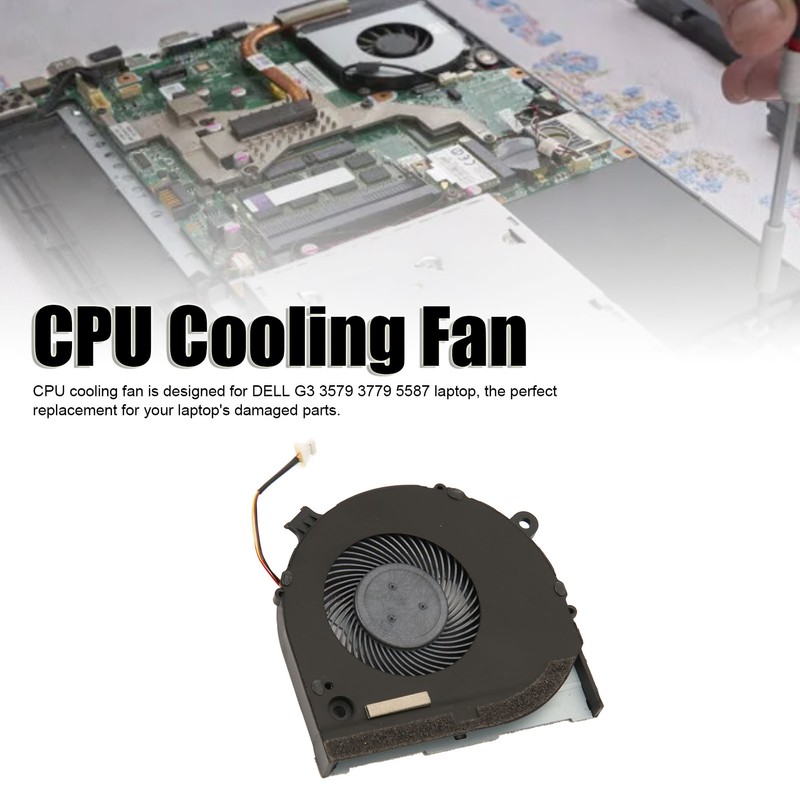 CPU Cooling Fan for Dell Laptop Replacement Laptop CPU Cooling