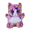 Heinrich Bauer 14242 Glitter Lashy Cat Plush Toy, 15 cm,