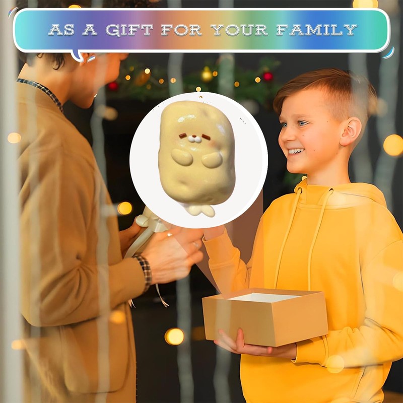 4 PCS Taba Squishy Kit, Taba Squishy Strawberry, Strawberry Squishy,