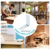 sourcing map 20 Pcs L Corner Bracket Corner Brace Metal
