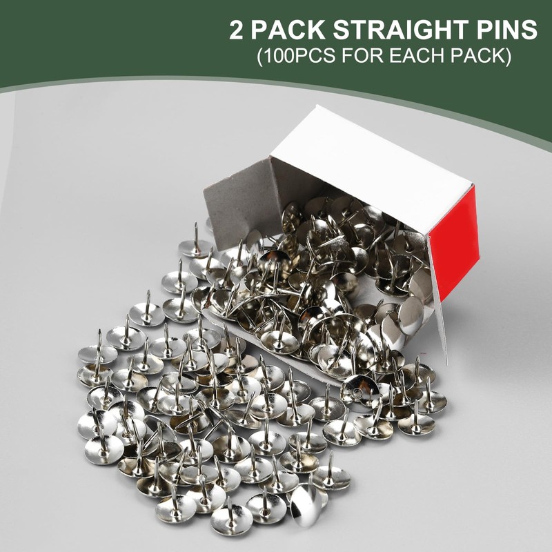M&G 200 pcs Thumb Tacks, Push Pins Thumbtacks Strong Pushpins