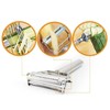 Julienne Peeler，Stainless Steel Vegetable Peeler,Double-Sided Blade Vegetable Julienne Cutter and