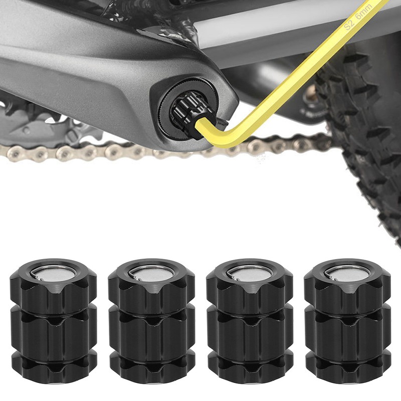 4Pcs Integrated Hollow Crank Cover Remover Tool Mountain Road Bike