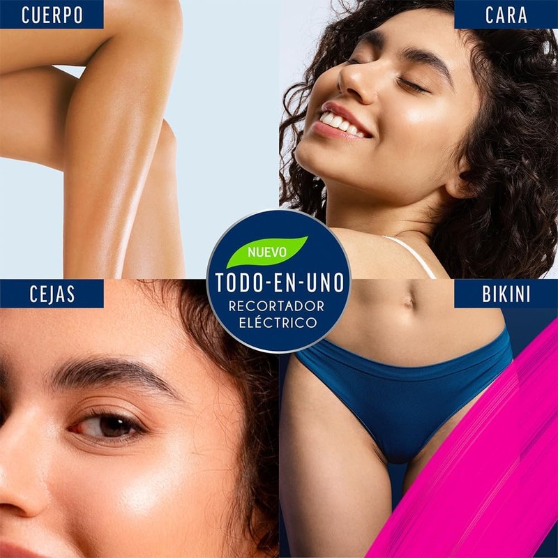 Recortador Eléctrico Veet Expert Todo en Uno para Zona de