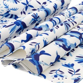 BILLU Camino de Mesa para Comedor, Tela Premium Repelente a Líquidos, Protección al Reverso y Estampado Brillante, Medida 45cm x 260cm (Mexicano Azul)