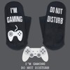Do Not Disturb I'm Gaming Socks-Novelty Funky Gamer Socks Funny