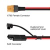 iGreely SAE to XT60 Connector Cable Solar Panel Adapter for