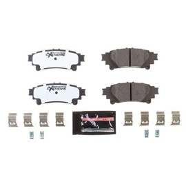 Power Stop Z26-1391A, Z26 Street Warrior Rear Carbon-Fiber Ceramic Brake Pad Set For GS200t, GS300, GS350, GS450h, IS200t, IS250, IS300, IS350, RC200t, RC300, RC350 [Model Specific]