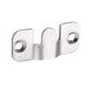 sourcing map Flush Mount Bracket, 44x19mm Zinc Plated Wall Mount