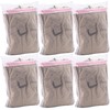6 Pcs Durable Mesh Laundry Bags for Delicates，30x40cm Reusable Wash