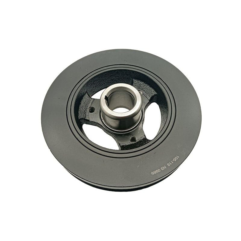 Engine Harmonic Balancer Crankshaft Pulley - Compatible with 1987-1990 Jeep