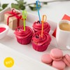 ODDIER 100PCS 3.3 Inch Plastic Sword Toothpicks Picks for Appetizers,