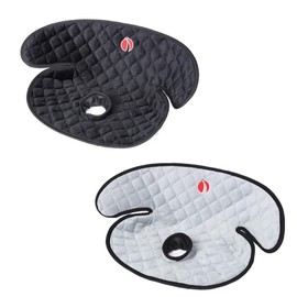 Baby Piddle Pad Car Seat Liner,Potty Training car seat Protector with Waterproof Liner for Child Safety Car Seat Stroller and Dinner Chair,Machine Wash and Dry（Rhom-B+G 2PCS）