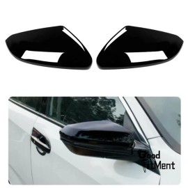 GOODFITMENT For Honda Civic 2016-2021 Pair Gloss Black Car Rearview Mirror Cap Cover Trim US