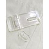 6PCS Crystal Clear Acrylic Lock Hasp Buckle Transparent Hinge Hasps