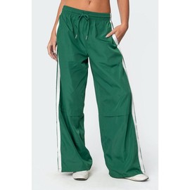 Fauna Nylon Track Pants - Color: GREEN, Size: XS