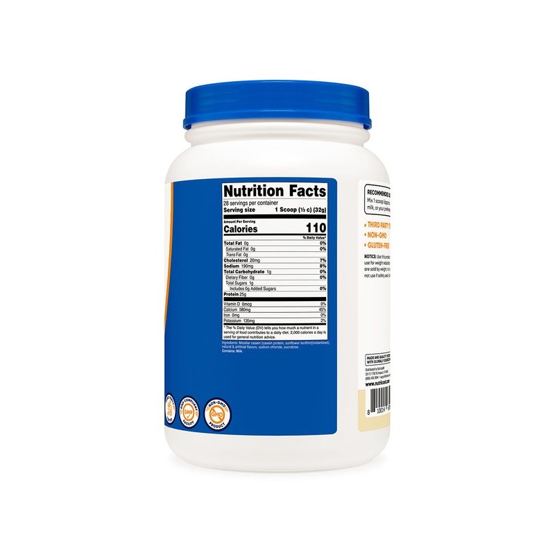 카제인 프로틴 2lb 바닐라맛 1병 Casein Protein 2lb Vanilla Flavor