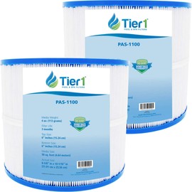 Tier1 Replacement for Predator 50 R173213, Clean and Clear, PAP50-4, Filbur FC-0684, Unicel C-9405 Pool and Spa Filter Cartridge 2 Pack