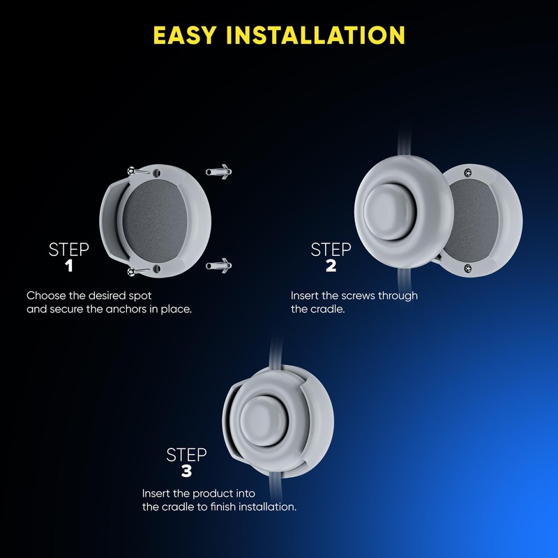 Maximm Cable 6ft 360° Rotating Flat Plug Extension Cord with