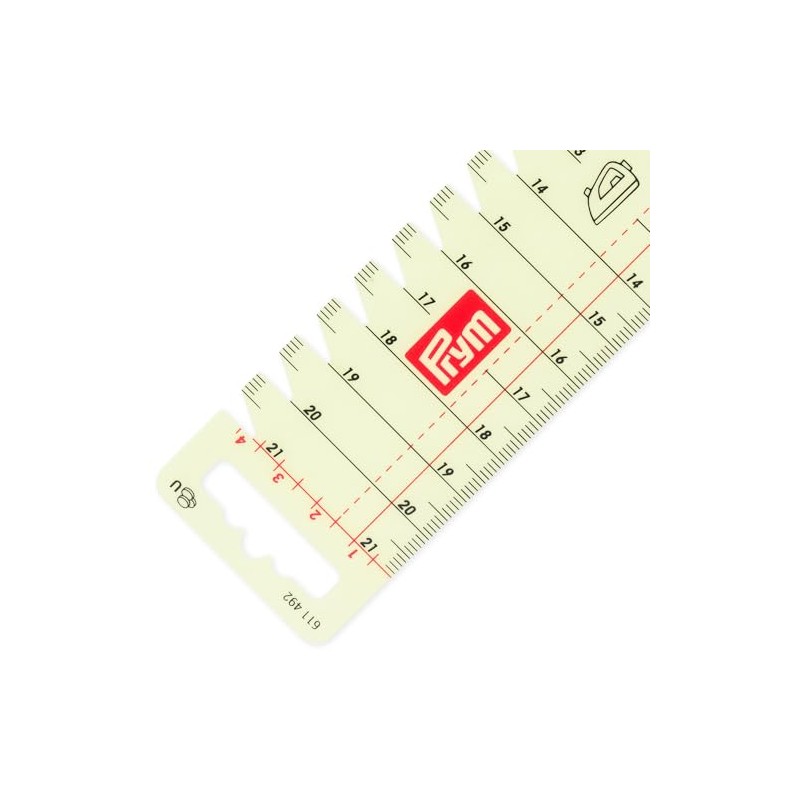 Prym 611492 - Metro a mano, trasparente, 21 cm x