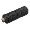 sourcing map Twisted Mason Line Nylon Twine String Cord Black