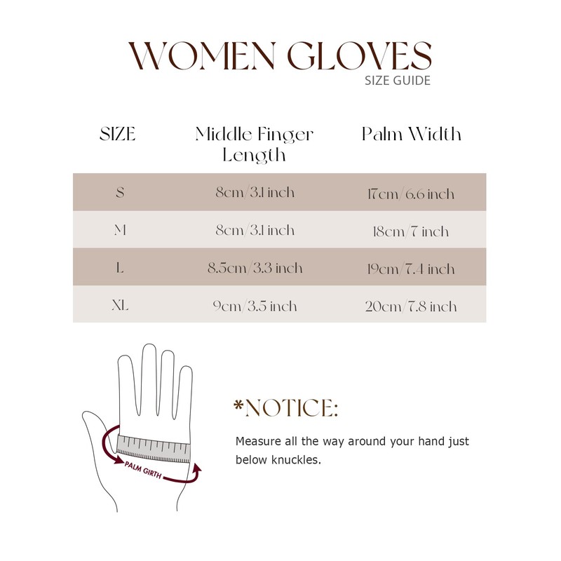 Vislivin Women Winter Warm Gloves Thermal Touchscreen Gloves Fleece Lined