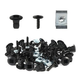 OTUAYAUTO Wheel Arch, Wheel Housing Cover, Clips, Repair Kit, 40 Pieces, Compatible with Skoda Octavia, VW Golf IV - Bora, Wheel Arch Protection, Mounting Clip Set for VW Passat Variant, Polo 9N, Golf