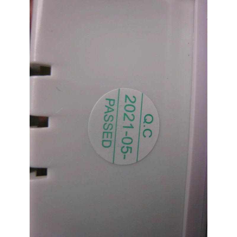 CHUNGEAR INDUSTRIAL CO Ceiling Fan Wall-Mounted Control Model WASFL-08 White