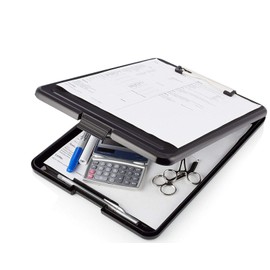 Panavage Clipboard Folder, A4 File Board, Binder, Conference Pad, (Black)