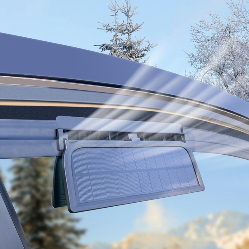 Car Window Fan - Solar Auto Cooling Exhaust Cycle Fan