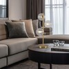 Fulesi Mid Century Globe Table Lamp, Modern 3 Lights Gold